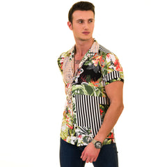 Men’s Multi-Color European Made & Designed Hawaiian Summer Shirt