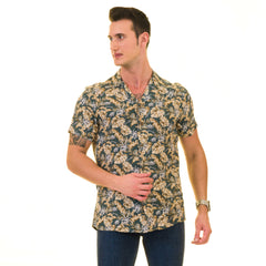 Multi-Color European Made Hawaiian Summer Shirt for Men - Premium Designer