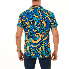 Men’s Multi-Color Hawaiian Summer Shirt - European Made & Designed