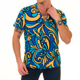 Men’s Multi-Color Hawaiian Summer Shirt - European Made & Designed