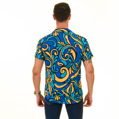Men’s Multi-Color Hawaiian Summer Shirt - European Made & Designed
