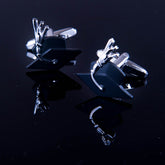 Men's Stainless Steel Graduation Cufflinks with Box - Amedeo Exclusive