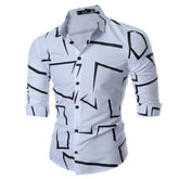 Men's Button down Tailor Fit Soft 100% Cotton Short Sleeve Dress Shirt White casual And Formal - Amedeo Exclusive