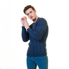 European Wool Luxury Zippered With Sweater Jacket Warm Winter Tailor Fit