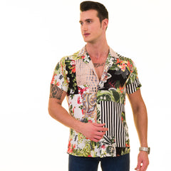 Men’s Multi-Color European Made & Designed Hawaiian Summer Shirt