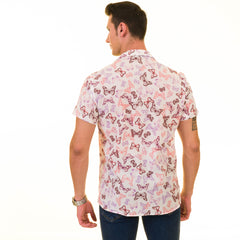 Men’s Multi-Color European Made Hawaiian Summer Shirt - Designer Casual