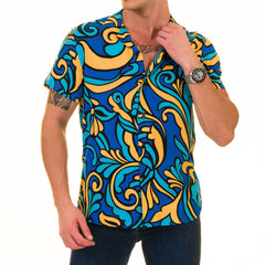 Men’s Multi-Color Hawaiian Summer Shirt - European Made & Designed