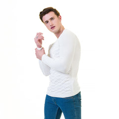 White European Wool Luxury Zippered With Sweater Jacket Warm Winter Tailor Fit