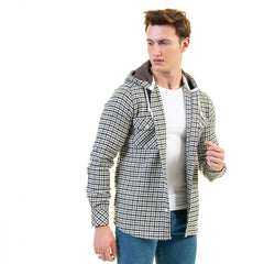 European Wool Luxury Zippered With Hoodie Sweater Jacket Warm Winter Tailor Fit