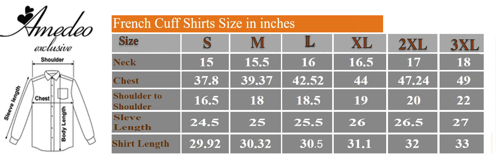Blue Lines Mens Slim Fit French Cuff Dress Shirts with Cufflink Holes - Casual and Formal - Amedeo Exclusive
